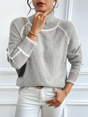 Women's Turtleneck Jumper with Long Sleeves