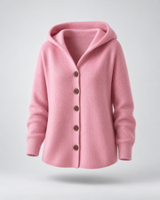 SARAH HOODED KNIT CARDIGAN