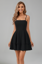 Madison | Women’s Spaghetti Strap Flared Skirt Mini Dress