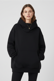 Gabriella | Women’s Hoodie with High Neck and Wide Hood