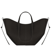 Women's Curved-Bottom Tote Bag with Adjustable Strap