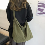 Women's Canvas Shoulder Bag Crossbody Slouch Style