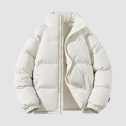 Women's Hooded Puffer Jacket with Fleece Lining